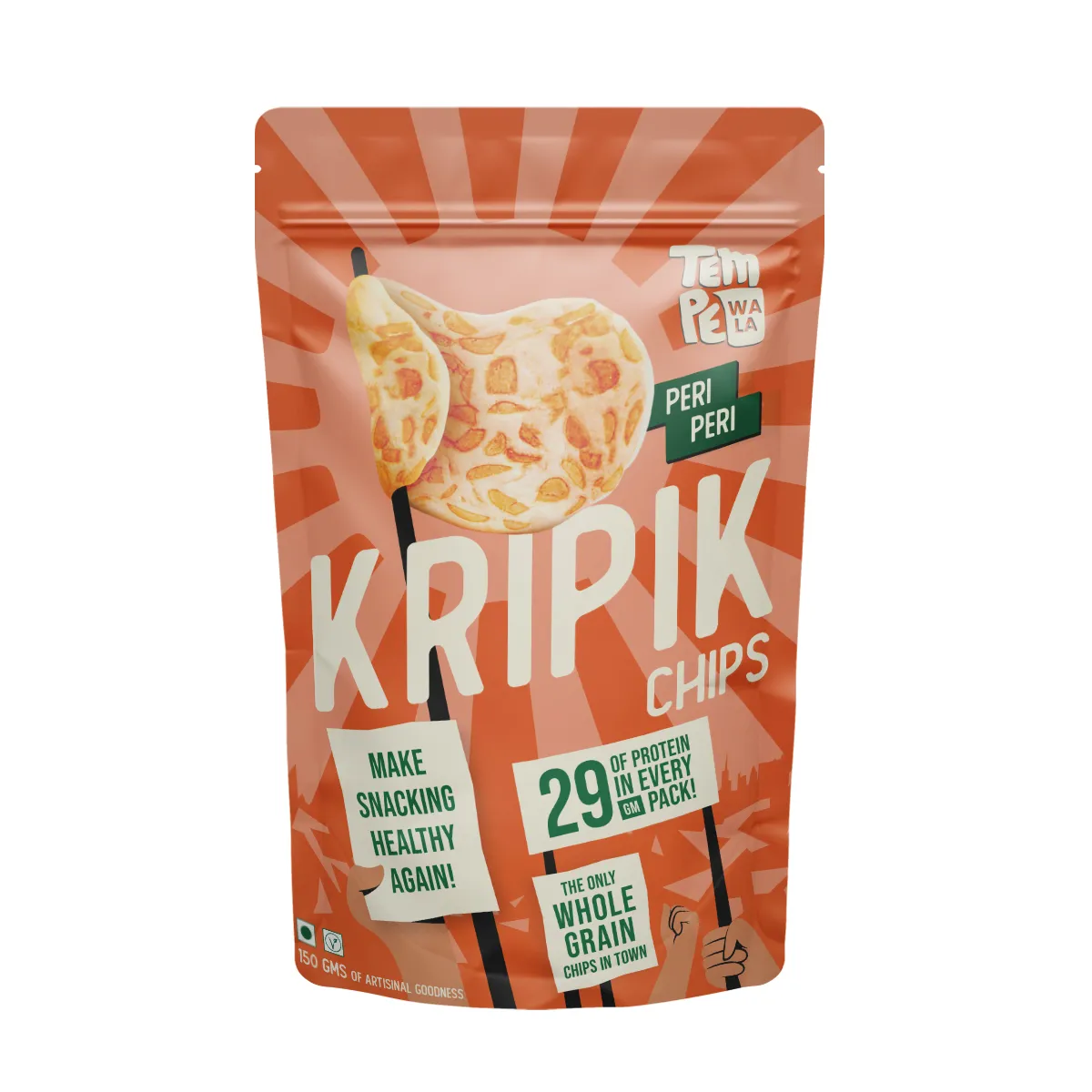 Close-up of kripik chips