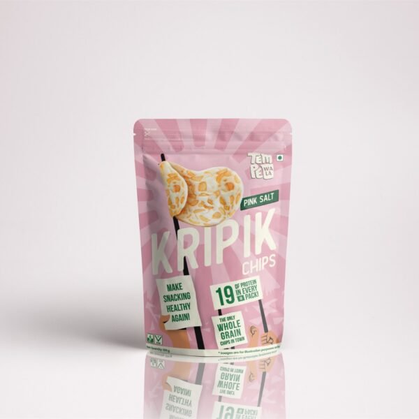 TempeWala Kripik Pink Salt tempeh chips, fermented soy and tapioca