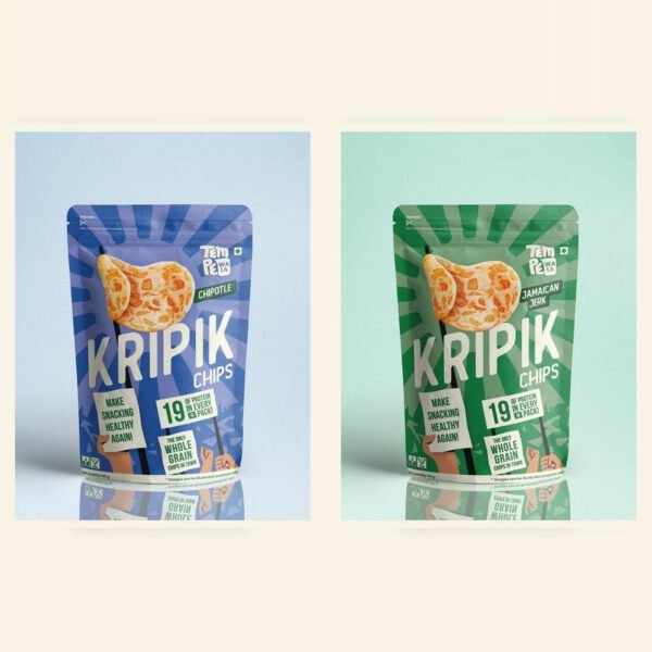 Kripik Tempeh Chips, Smoky Duo (Chipotle + Jamaican Jerk)