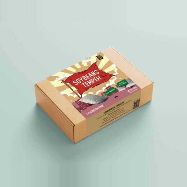 TempeWala Fresh Soybean Tempeh box.