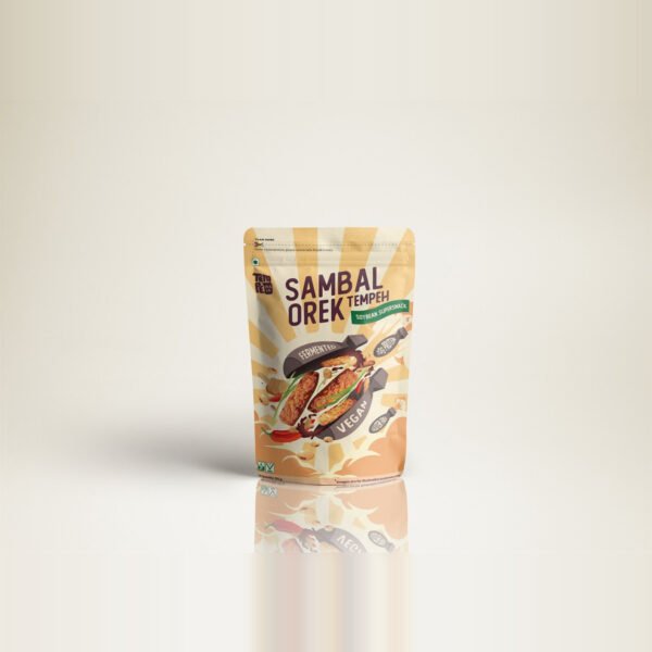 TempeWala Sambal Orek Tempeh, ready to eat, 20g protein per 100g