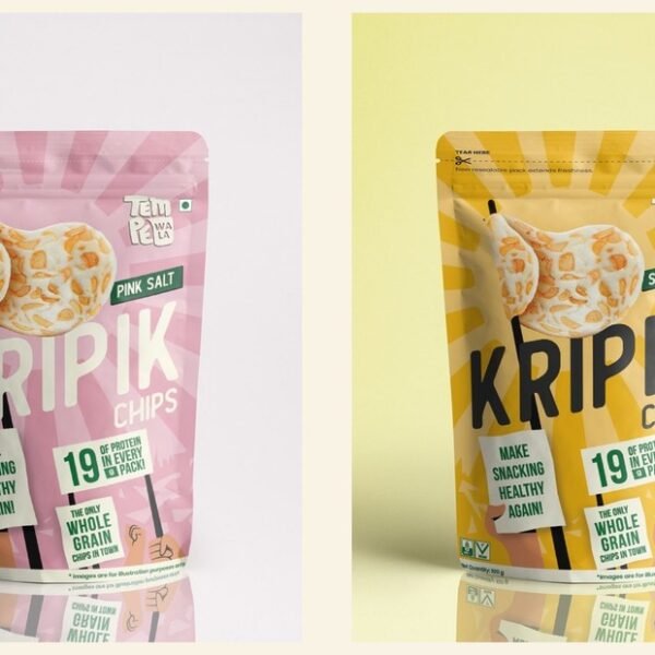 Kripik Tempeh Chips, Salty Duo (Pink Salt + Salt & Pepper)